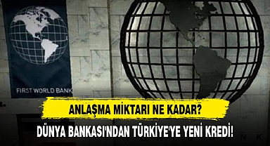 DÜNYA BANKASI'NDAN TÜRKİYE'YE YENİ KREDİ!