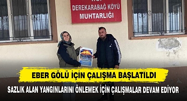 Eber Gölü İçin Çalışma Başlatıldı