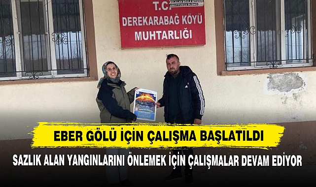 Eber Gölü İçin Çalışma Başlatıldı