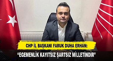 “EGEMENLİK KAYITSIZ ŞARTSIZ MİLLETİNDİR”