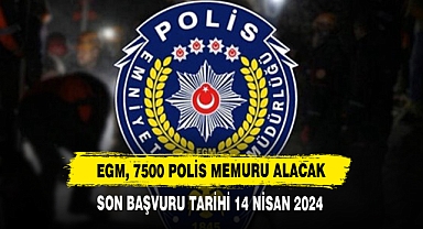 EGM, 7500 Polis Memuru Alacak