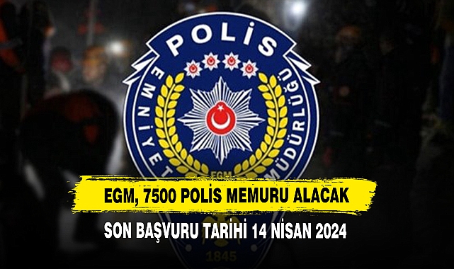 EGM, 7500 Polis Memuru Alacak