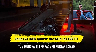 Ekskavatöre Çarpıp Hayatını Kaybetti