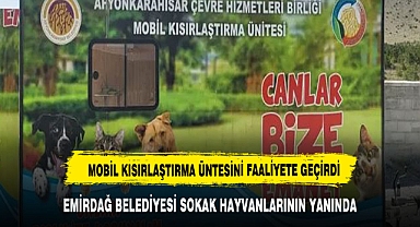 EMİRDAĞ BELEDİYESİ CAN DOSTARIMIZIN YANINDA