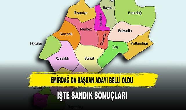 Emirdağ da Belediye Başkanı Belli Oldu İşte Detaylar