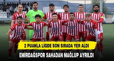 EMİRDAĞSPOR SAHADAN MAĞLUP AYRILDI