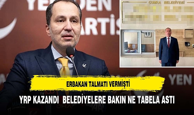 Erbakan talimat vermişti! Yeniden Refah Partisi kazandığı belediyelere "rüşvet" tabelası astı