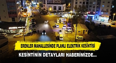 Erenler Mahallesinde Planlı Elektrik Kesintisi