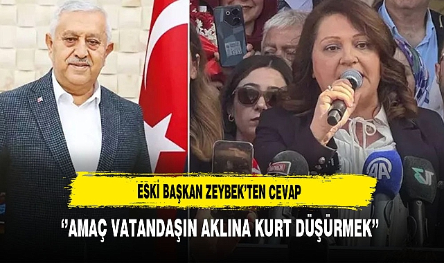 Eski Başkan Zeybek 'Böcek' Olayına Yönelik Yeni Açıklamada Bulundu.