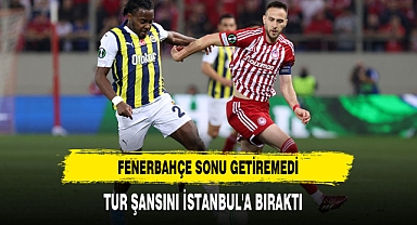 Fenerbahçe Sonu Getiremedi