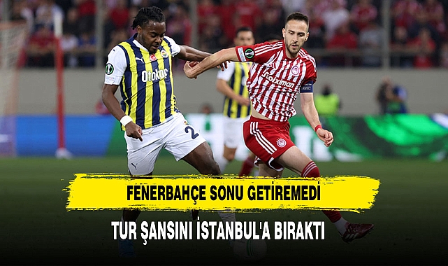 Fenerbahçe Sonu Getiremedi