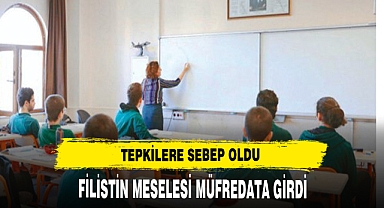Filistin meselesi müfredata girdi