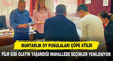 Film Gibi Olayın Yaşandığı Mahallede Seçimler Yenileniyor