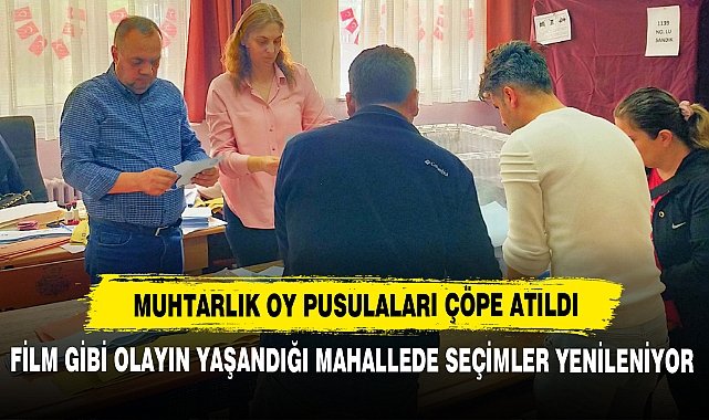 Film Gibi Olayın Yaşandığı Mahallede Seçimler Yenileniyor