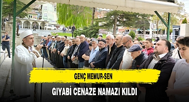 Genç Memur-Sen Gıyabi Cenaze Namazı Kıldı