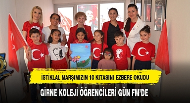 GİRNE KOLEJİ ÖĞRENCİLERİ GÜN FM'DE