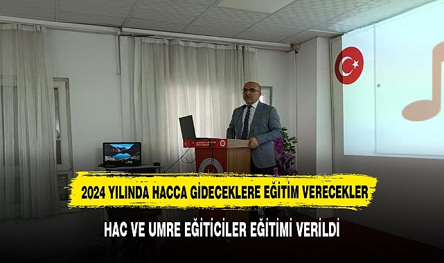 Hac ve Umre Eğiticiler Eğitim Semineri Düzenlendi