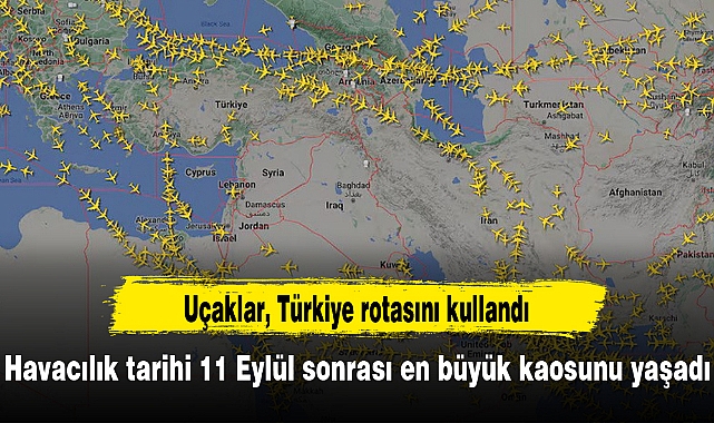 Havacılık tarihi 11 Eylül sonrası en büyük kaosunu yaşadı