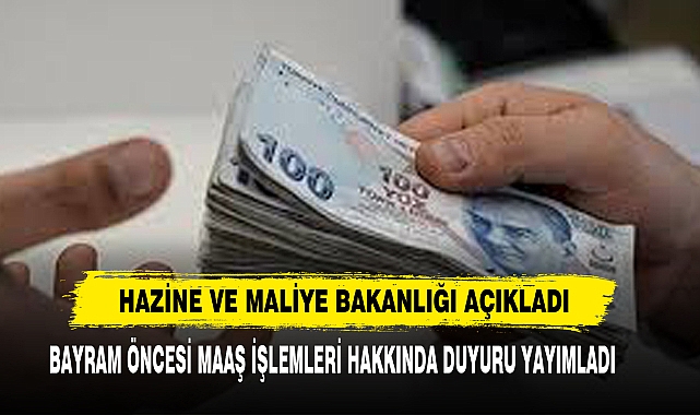 Hazine Ve Maliye Bakanlığı Açıkladı