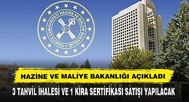 Hazine Ve Maliye Bakanlığı Açıkladı