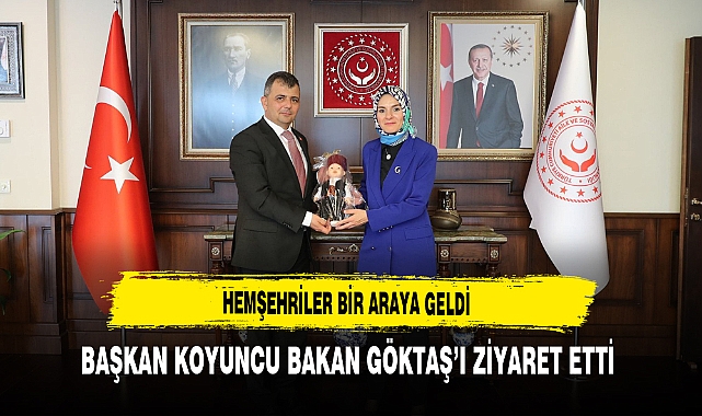 Hemşehriler Bir Araya Geldi Afyonlu Bakan’a Ziyaret