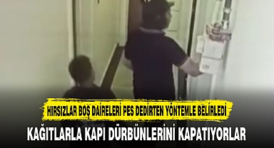 HIRSIZLAR BOŞ DAİRELERİ PES DEDİRTEN YÖNTEMLE BELİRLEDİ