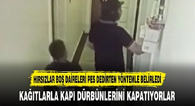 HIRSIZLAR BOŞ DAİRELERİ PES DEDİRTEN YÖNTEMLE BELİRLEDİ