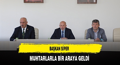 İGM Başkanı Siper Muhtarları Ağırladı