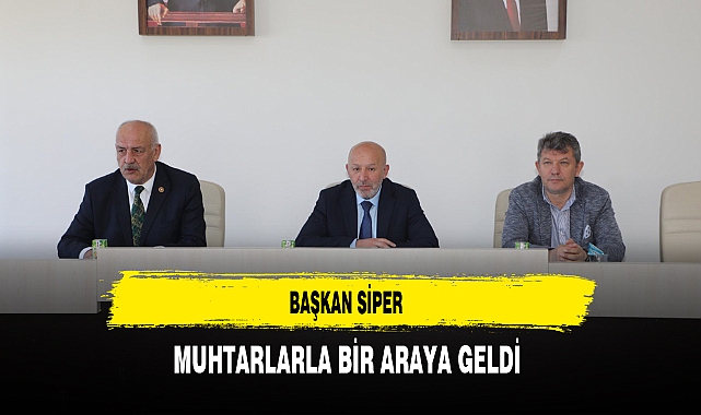 İGM Başkanı Siper Muhtarları Ağırladı