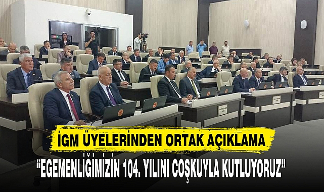 İGM ÜYELERİNDEN ORTAK AÇIKLAMA