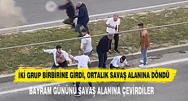 İki Grup Birbirine Girdi, Ortalık Savaş Alanına Döndü