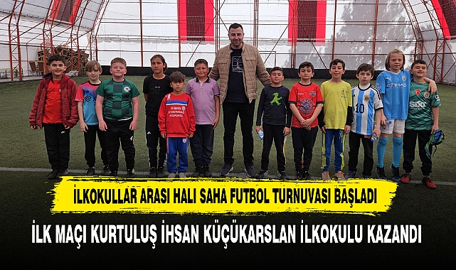 İlkokullar Arası Halı Saha Futbol Turnuvası Başladı