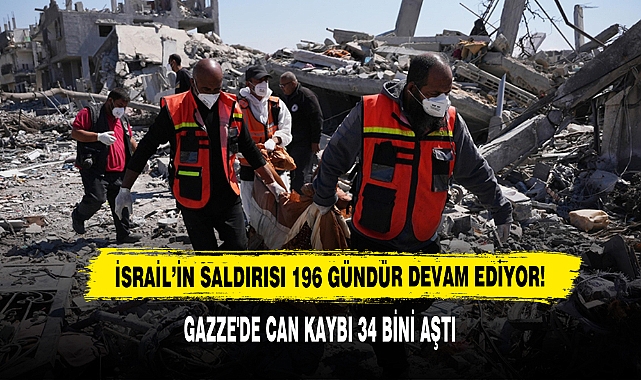 İsrail'in Saldırısı 196 Gündür Devam Ediyor!