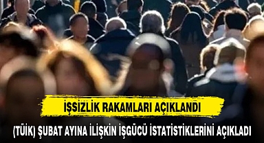İŞSİZLİK RAKAMLARI AÇIKLANDI