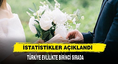 İstatistikler Açıklandı: Türkiye Evlilikte Birinci Sırada