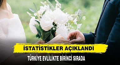 İstatistikler Açıklandı: Türkiye Evlilikte Birinci Sırada