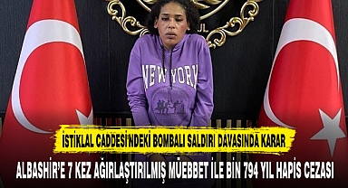 İSTİKLAL CADDESİ'NDEKİ BOMBALI SALDIRI DAVASINDA KARAR