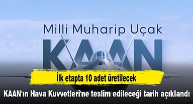 KAAN'ın Hava Kuvvetleri'ne teslim edileceği tarih açıklandı