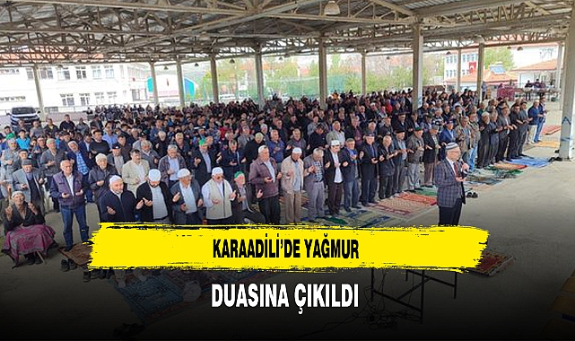 Karaadili'de Yağmur Duasına Çıkıldı