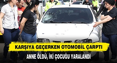 Karşıya Geçerken Otomobil Çarptı