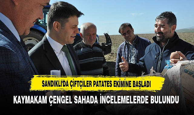 Kaymakam Çengel Patates Üreticisiyle Birlikte Ekime Katıldı