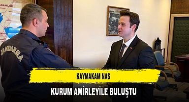 Kaymakam Nas Kurum Amirleriyle Buluştu