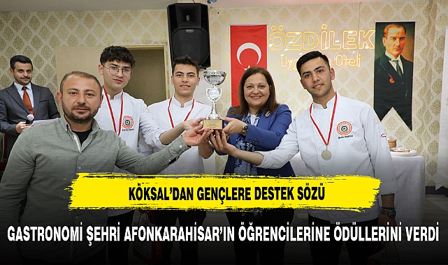 KÖKSAL'DAN GENÇLERE DESTEK SÖZÜ