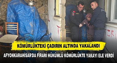 Kömürlükteki Çadırın Altında Yakalandı