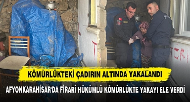 Kömürlükteki Çadırın Altında Yakalandı
