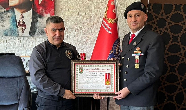KUMARTAŞLI VE YÖNETİMİ İL EMNİYET MÜDÜRÜ AY’I ZİYARET ETTİ