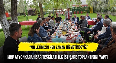 MHP AFYONKARAHİSAR TEŞKİLATI İLK İSTİŞARE TOPLANTISINI YAPTI