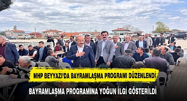 MHP'NİN BEYYAZI PROGRAMINA HALKTAN YOĞUN İLGİ