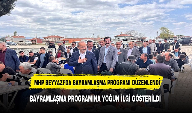 MHP'NİN BEYYAZI PROGRAMINA HALKTAN YOĞUN İLGİ