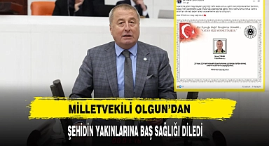 Milletvekili Olgun'dan Taziye Mesajı